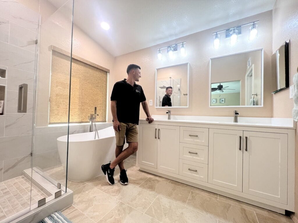 Bathroom Remodeled By Sheiner Construction In San Diego Bathroom remodeling by Sheiner Construction in San Diego