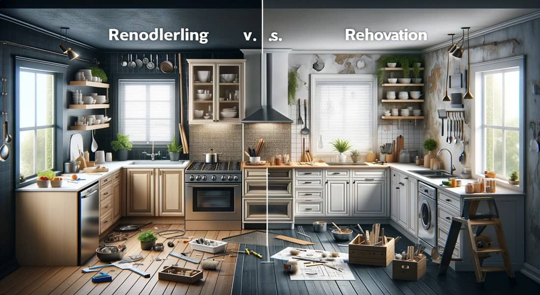 Kitchen Remodeling vs. Renovation Defining the Differences