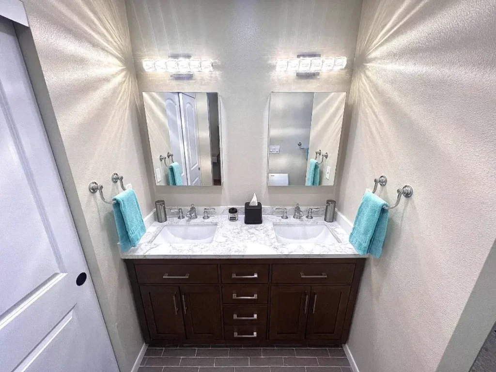 Why Choose Sheiner Construction As Your Remodeler In San Diego? Sheiner Construction Cains Addition Bathroom By Sheiner Construction San Diego Vanity Up Close Cains Addition Bathroom by Sheiner Construction San Diego Vanity Up Close