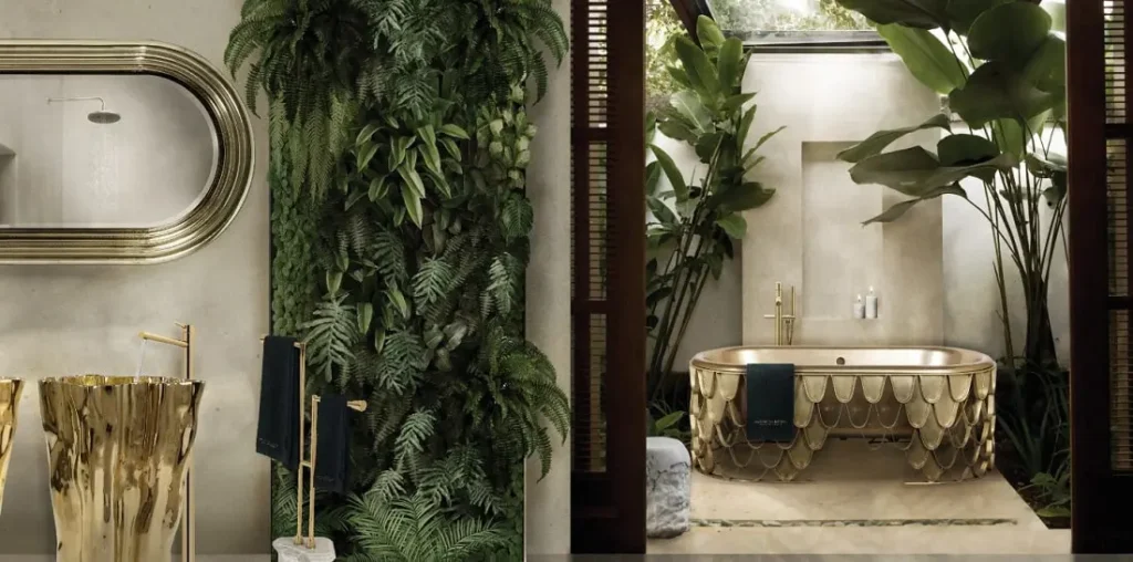 Bathroom Remodeling Ideas Biophilic Design and Greenery for Bathroom Design 1