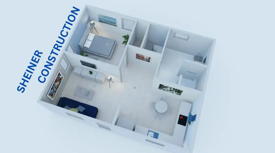 DETACHED ADU SAN DIEGO Large sized detached ADU with 1 medium bedroom big kitchen big bathroom medium living 1