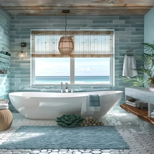 Coastal-Themed Bathroom Spas Coastal-Themed Bathroom SPAs