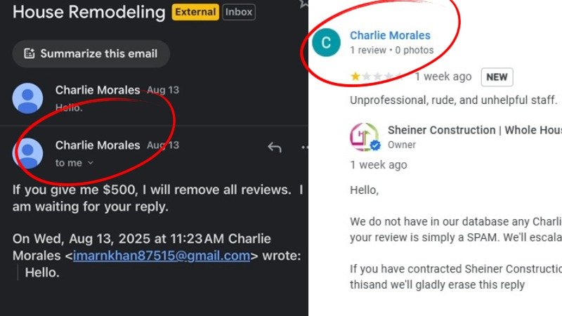 Charlie Morales Asking For Money And Leaving 1-Star Review Due To Not Getting Paid Charlie Morales Asking for money and leaving 1-star review due to not getting paid