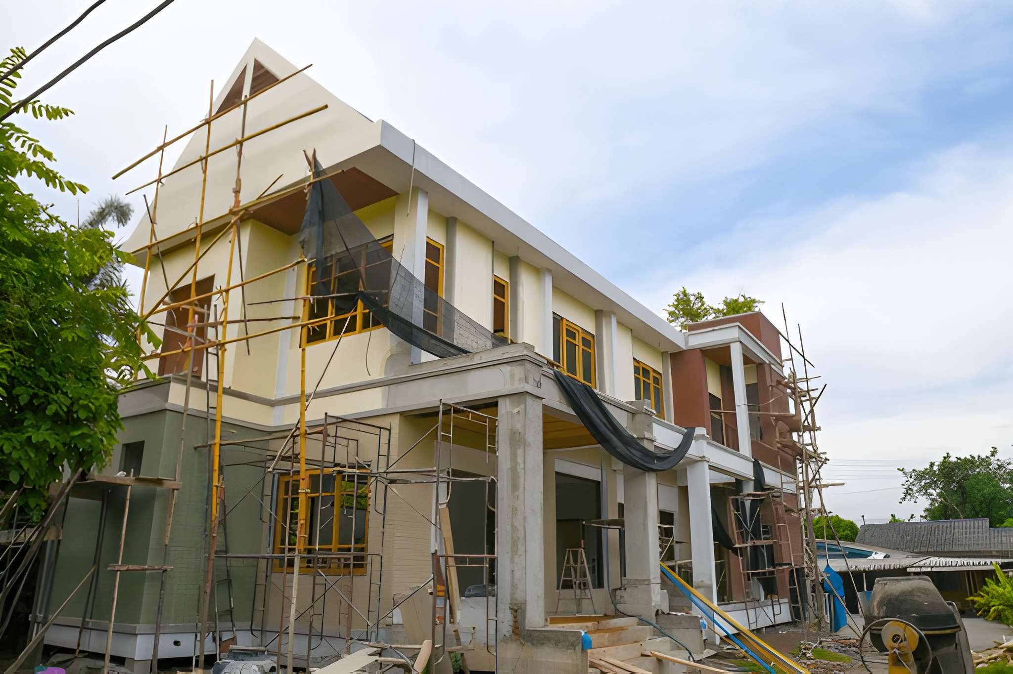 construction twostory building 1406737979