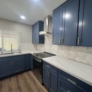 Kitchen Remodeling Blue By Sheiner Construction In Santee, San Diego Kitchen Remodeling Blue by Sheiner Construction in Santee, San Diego