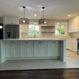 Whole House Remodeling In Clairemont San Diego, Ca Kitchen with Island remodeled in Clairemont San Diego by Sheiner Construction (5)