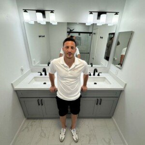 Whole House Remodeling In Tierrasanta San Diego, Ca Bathroom cabinets with sink, Bathroom Mirror, Full House Remodel in Calle de Vida, San Diego CA by Sheiner Construction (2)