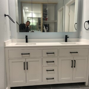Whole House Remodeling In Serra Mesa, Ca Big Mirror in Bathroom Remodeling in in Serra Mesa by Sheiner Construction San Diego