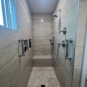 Addition Construction San Diego Addition Construction Mira Messa Addition by Sheiner Construction - Full Shower view