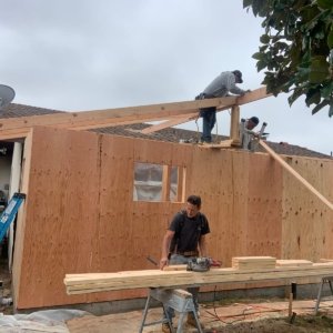Addition Construction San Diego Addition Construction Mira Messa Addition by Sheiner Construction - Halfway Wood Stage